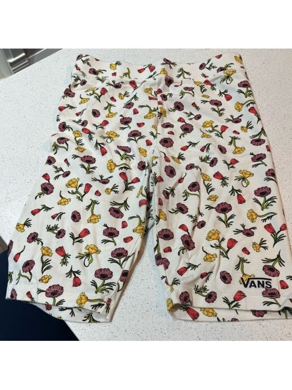 Vans Floral Print Shorts - ladies size xs